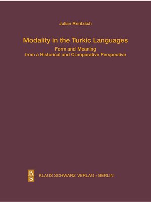 cover image of Modality in the Turkic Languages